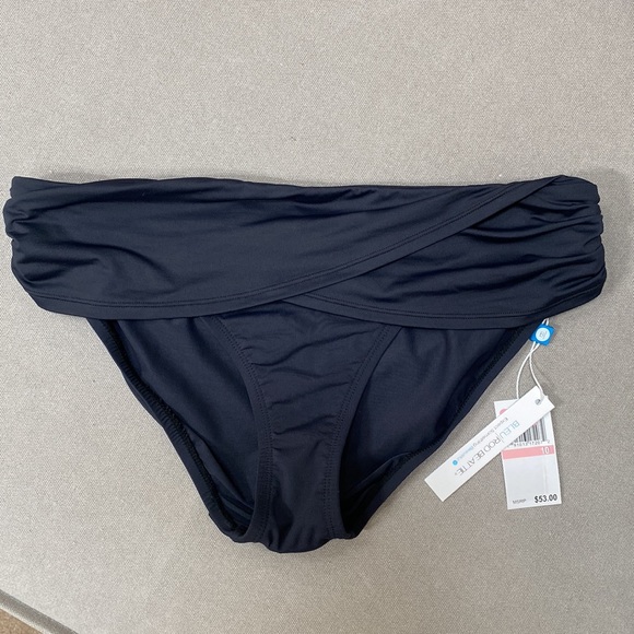 NWT Bleu Rod Beattie Shirred Halter Tankini Swim Top & Sarong Waistband Bottom - Picture 7 of 12